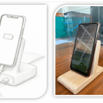 Compact, Desk-friendly Power Bank Adjustable Smartphone Stand (Seeking Collaboration with Investors)-min